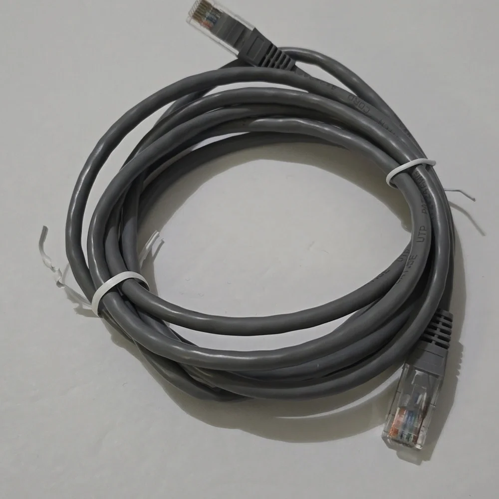 Grey Ethernet Cable ~6 Feet 6 inches